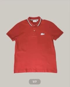 LACOSTE ラコステ レッド ポロシャツのサムネイル