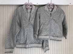UNIQLOキッズパーカーセット110・140新品のサムネイル