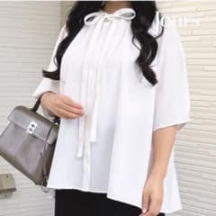 Jours+ jours plus フィットチーネブラウスホワイト 未使用品 - メルカリ