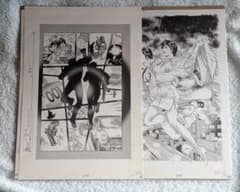 シティハンター大原画展 複製原画2枚セット 北条司 冴羽獠 槇村香