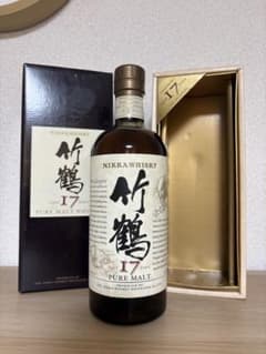 【未開栓】NIKKA 竹鶴 17年 ピュアモルト 700ml 43% ウイスキーのサムネイル