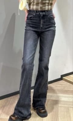 「値下げ」moussy MVS BLACK FLARE(L)/ロング25inchのサムネイル