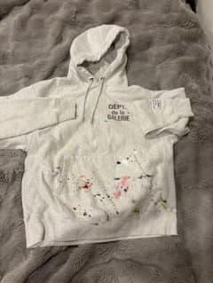 GALLERY DEPT. ペイント パーカー グレー