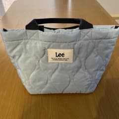 Lee キルティング トートバッグ ライトブルーのサムネイル