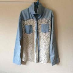 レースデニムシャツのサムネイル