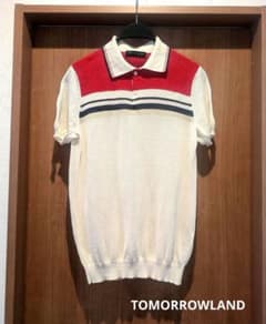 新品未使用品 TOMORROWLAND tricot ポロシャツ ホワイトタグ付 TOMORROWLAND tricot ポロ サマーニット - メルカリ