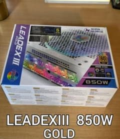 新品未開封】PC電源 LEADEXIII GOLD 850W ホワイト - メルカリ