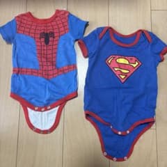 Spider-Man Superman Romper, Sizes 60-70
