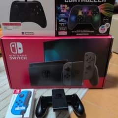 Nintendo Switch Joy-Conグレー セット バッテリー強化版 - メルカリ