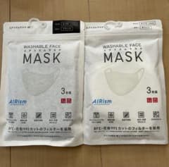 AIRism 洗えるマスク Mサイズ 3枚入り(第2世代) 11点セット AIRism 洗えるマスク Mサイズ 2枚入り - メルカリ