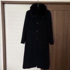 フォックスファー ロングコート 黒 L 冠婚葬祭 - メルカリ