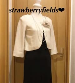 strawberry fieldsツイードノーカラージャケットのサムネイル