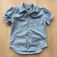 RALPH LAUREN ラルフローレン ロゴ デニムシャツ パフスリーブ 6 