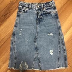 zara  ダメージデニムスカート　120のサムネイル