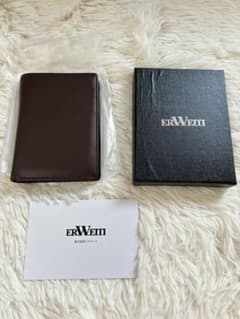 ERWEITI Bi-fold Wallet, Brown, Men's, Gentleman's Wallet, with Box