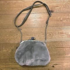 未使用品❤️がま口 ファー ショルダーバッグのサムネイル