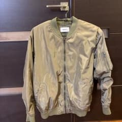 NAVY MA-1ジャケット オリーブのサムネイル