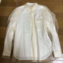 【美品】chikakisada チカキサダ　コンビチュールシャツ　サイズ1 美品】chikakisada チカキサダ コンビチュールシャツ サイズ1 - メルカリ