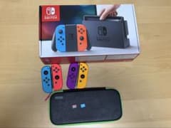 箱付き nintendo switch本体+ケースのサムネイル