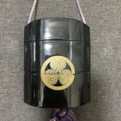 三つ葉葵紋 漆塗り 印籠 緒締め 根付 骨董品 - メルカリ