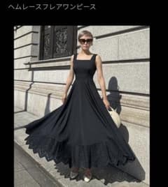 jenne ヘムレースフレアワンピース S - メルカリ