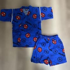 Spiderman Jinbei (Japanese summer wear) 120cm