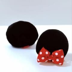 ミニーマウス ヘアクリップ パッチン留めのサムネイル
