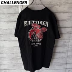 チャレンジャー 半袖Tシャツ　立体ボックスロゴ　鶏 バンダナ　ペイズリー チャレンジャー 半袖Tシャツ 立体ボックスロゴ 鶏 バンダナ ペイズリー