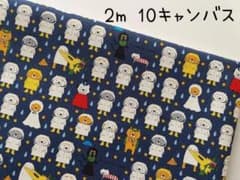 2m　コットンこばやし　合羽猫　ネコ　10キャンバス　紺　＠94D - 5