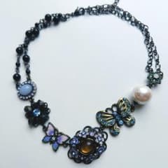 신품 안나 수이 annasui 목걸이 초커 고딕