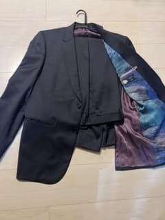 美品⭐︎ダークネイビー ビジネススーツ シングルブレスト　ポールスミス 美品⭐︎ダークネイビー ビジネススーツ シングルブレスト ポール