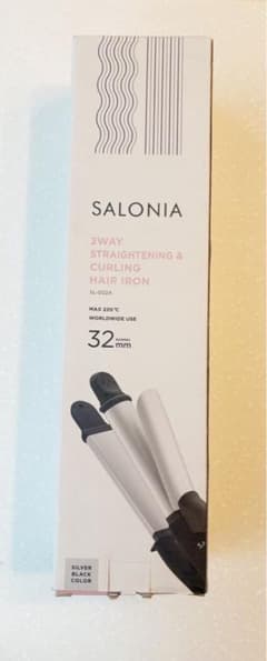 SALONIA 2WAY ヘアアイロン SL-002A 本体のサムネイル