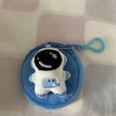 宇宙飛行士 マスコット付き ポーチ キーホルダーのサムネイル