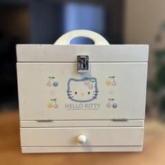 ハローキティ さくらんぼキティ 木製ドレッサー メイクボックス 希少
