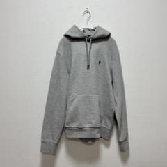 POLO RALPH LAUREN グレー フード付きパーカー XSのサムネイル