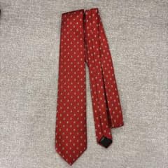 Brooks Brothers 赤 シルク ネクタイ made in USAのサムネイル