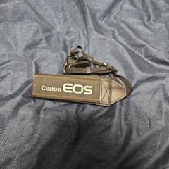 【美品】Canon EOS 純正 カメラストラップ ゴールドライン レトロのサムネイル