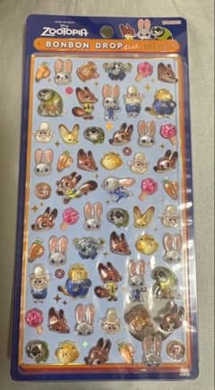 ［正規品］ボンボンドロップシールmini 　ディズニー　ズートピアのサムネイル