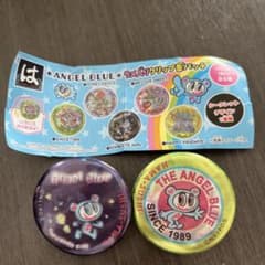 ANGEL BLUE ラメ入りクリップ缶バッジ2個セット（はま寿司）のサムネイル