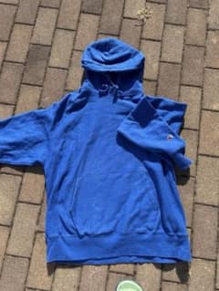 Champion Reverse Weave パーカー L 青のサムネイル