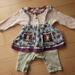 3ことまま様専用☆プチジャム☆70☆ロンパースのサムネイル