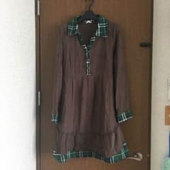 秋色ワンピース＊シャツワンピのサムネイル