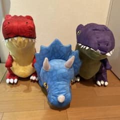 恐竜じゃんぼ ぬいぐるみ ティラノサウルス ギガノトサウルス トリケラトプス