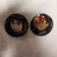 Demon Slayer: Kimetsu no Yaiba Can Badge Set of 2 - Tokito Muichiro Tanjirō Kamado