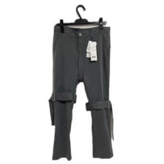 【新品タグ付き】NO ID. BLACK ベルト付き スラックス グレーのサムネイル