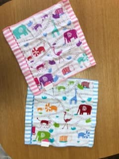 ハンドタオル　今治ガーゼタオル2枚組　未使用のサムネイル