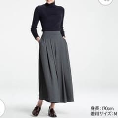 ユニクロ★ イージースカンツ グレー XL 新品未使用のサムネイル