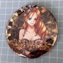 東京ワンピースタワー　ハロウィン　2017 　缶バッジ＆ウッドキーホルダー　ナミ ONE PIECE 東京ワンピースタワー ハロウィン 缶バッジ ナミ