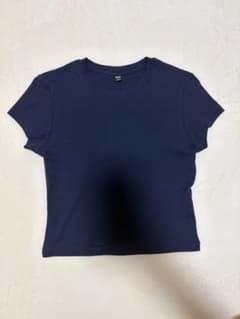 UNIQLO ミニTシャツ ネイビー Sサイズのサムネイル