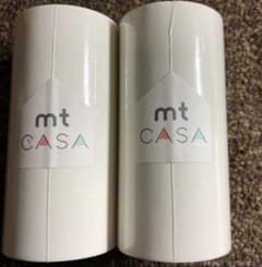 mt CASA インテリア用テープ 100mmx10m マットホワイト　2本のサムネイル